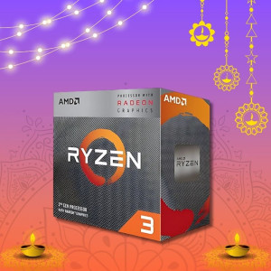 AMD Ryzen 3 3200G with RadeonVega 8 Graphics Desktop Processor 4 Cores up to 4GHz 6MB Cache Socket AM4 (YD320GC5FHBOX)